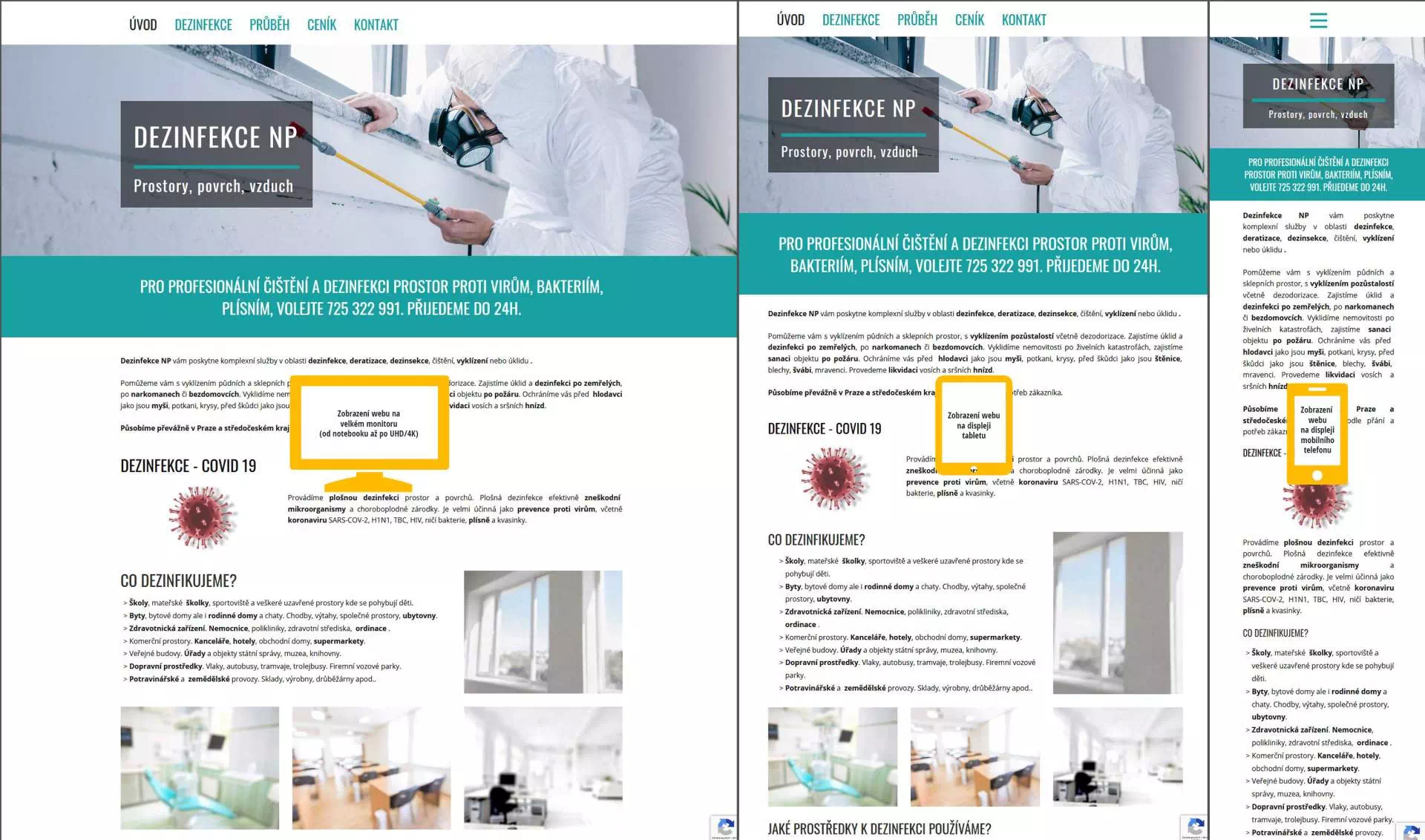 Reference Web - Dezinfekce
